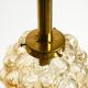 Original glass bubble pendant lamp from the 1960s | Manufactured by Limburg