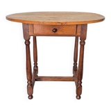 French Louis XIV Walnut Table With Drawer, early 1700s