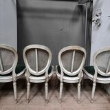 Suite of 4 Louis XVI style chairs