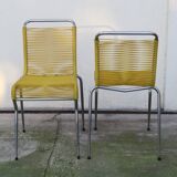 Pair of scoubidou chairs