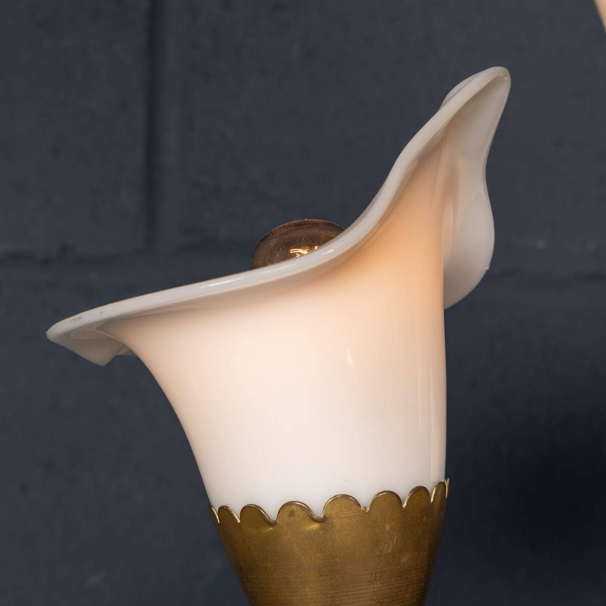 VINTAGE 20thC ITALIAN CALLA FLOOR LAMP BY ANGELO LELLI FOR ARREDOLUCE c1960