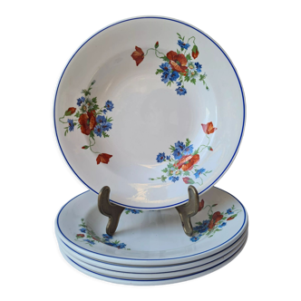 Salins poppy 5 hollow plates