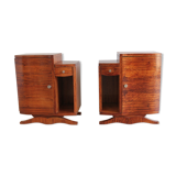 Pair of art deco bedsides