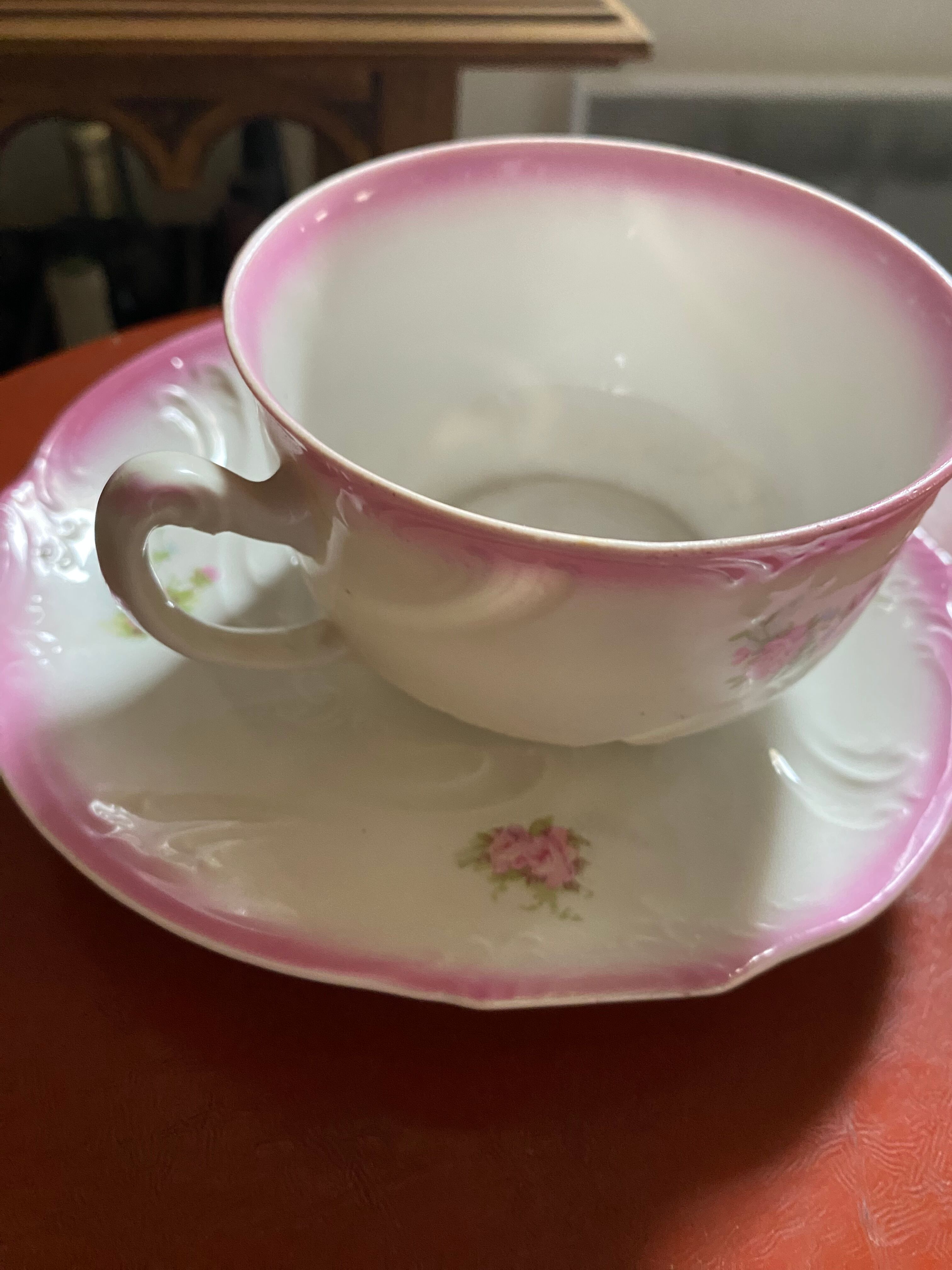Samaritan advertising teacup