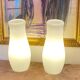 Paire de lampes en verre Mylonit Ikea 1990