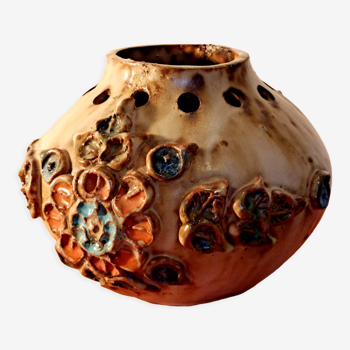 Vallauris ceramic vase 1970