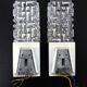 Vintage Targetti wall sconces 1970s