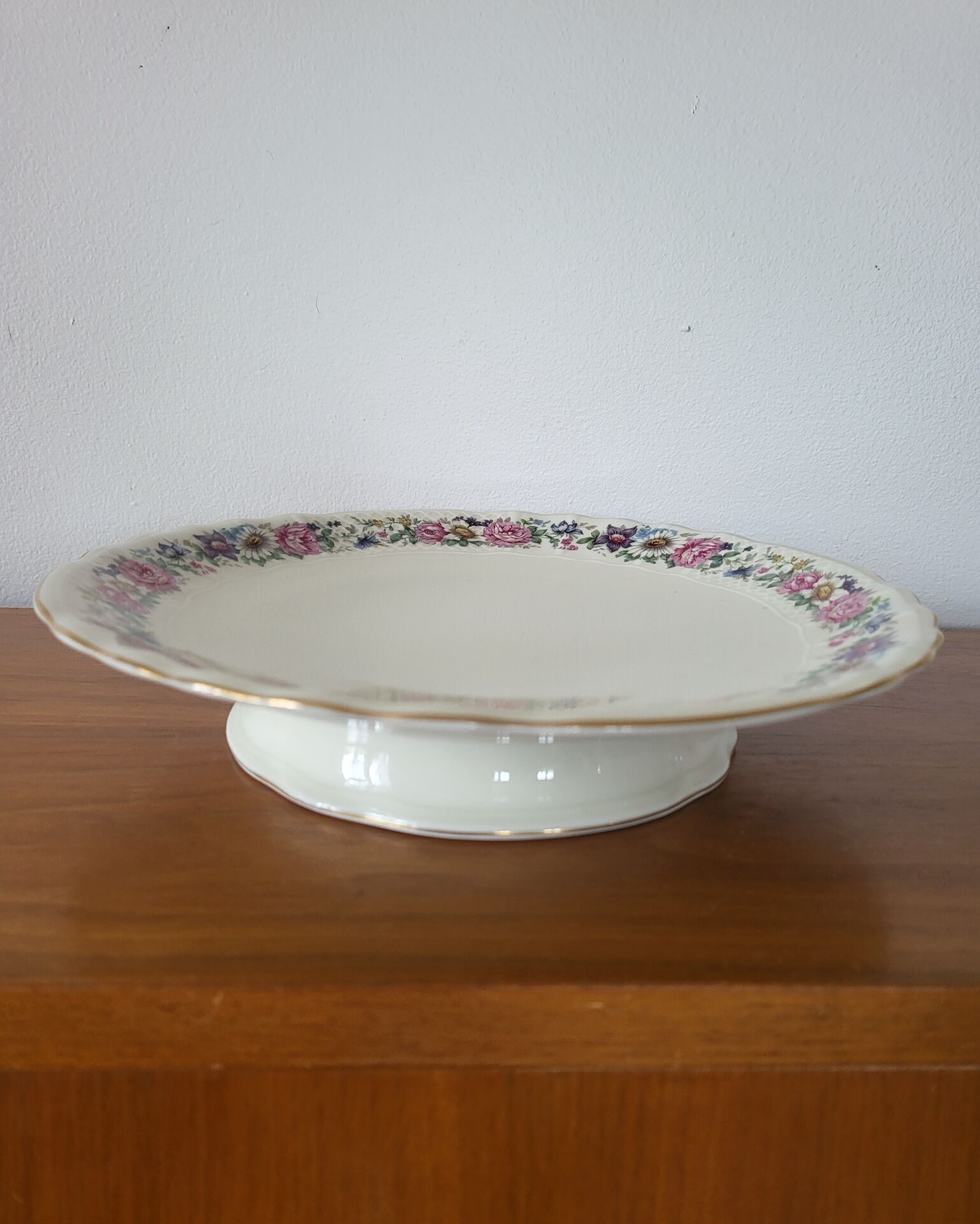 Limoges Bernardaud pie dish, cake in porcelain