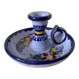 Hand-painted ceramic thumbtack candle holder