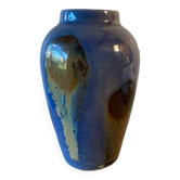 Glazed stoneware vase