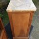 Tables de chevets vintage art deco en noyer