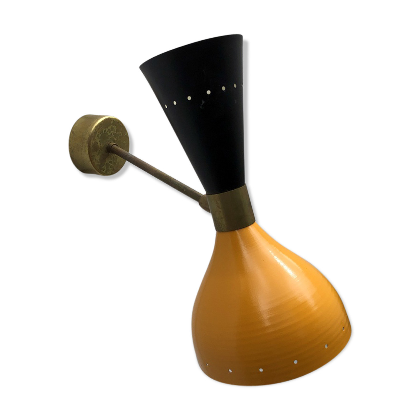 Wall light double blind diabolo