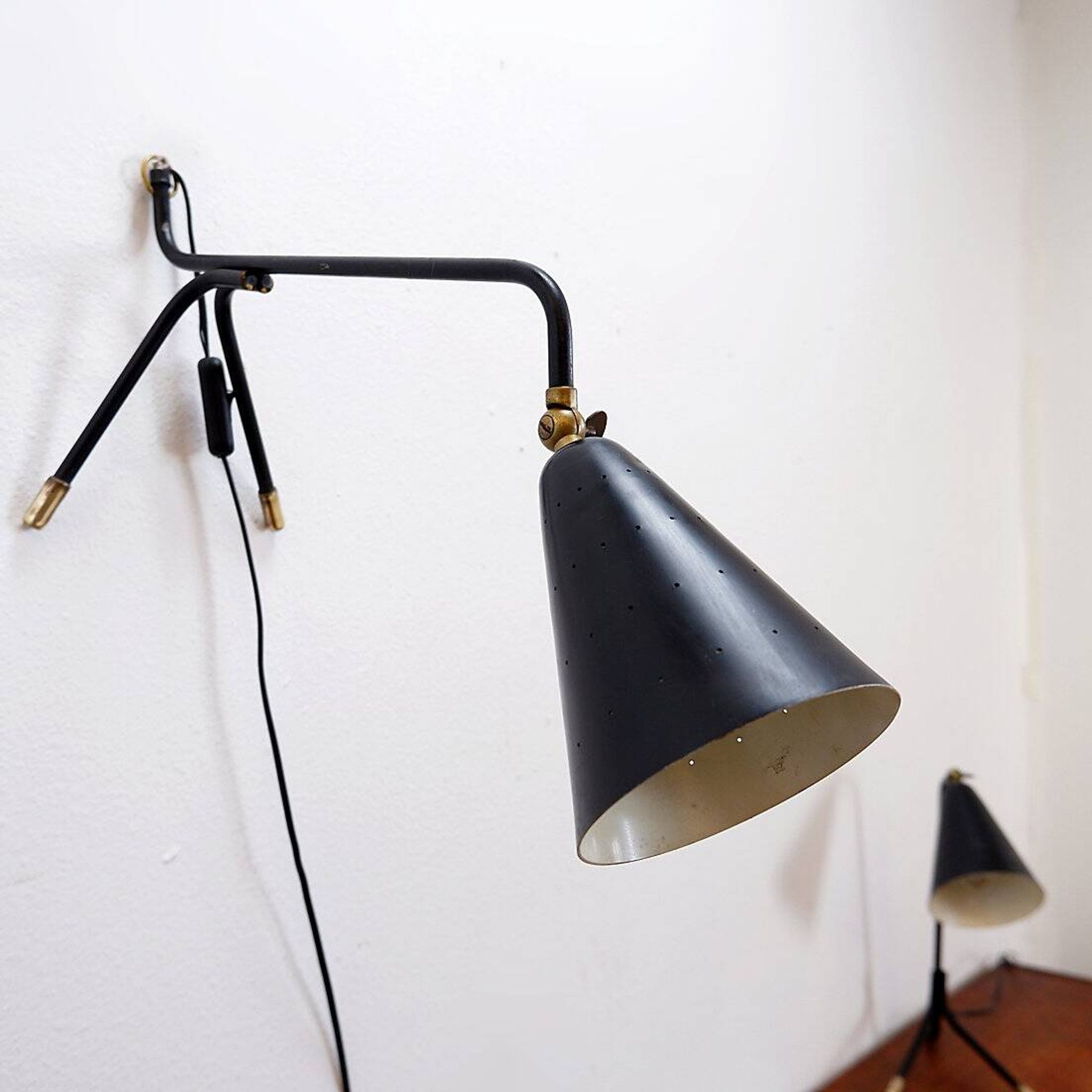 Pair of Svend Aage Holm Sørensen lamps for Holm Sørensen - 1950s