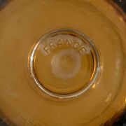 8 orange-yellow glasses Luminarc France
