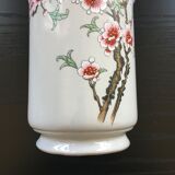 Porcelain cherry blossom vase