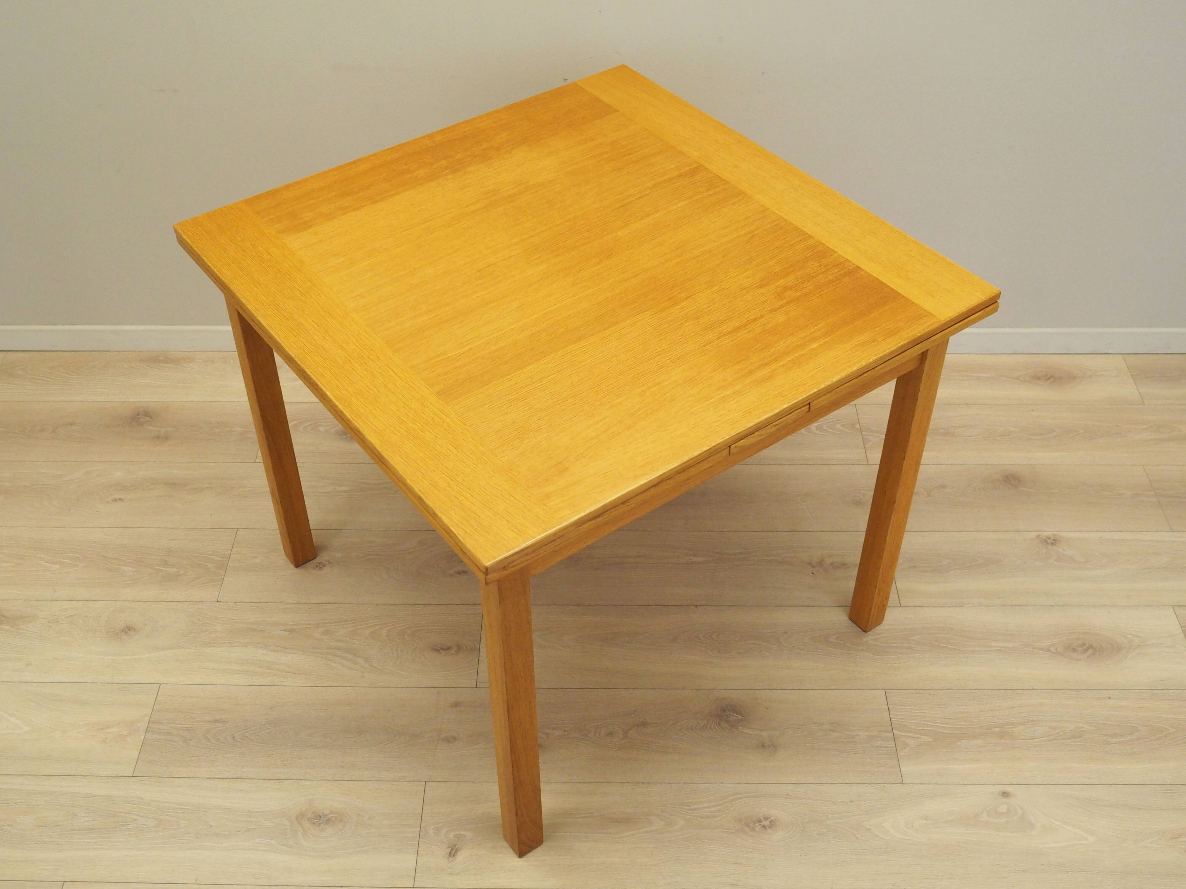 Oak table, Danish design, 1960s, production: Denmark