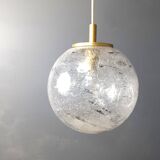 Vintage globe pendant light by Doria Leuchten, 1960s