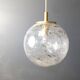 Vintage globe pendant light by Doria Leuchten, 1960s