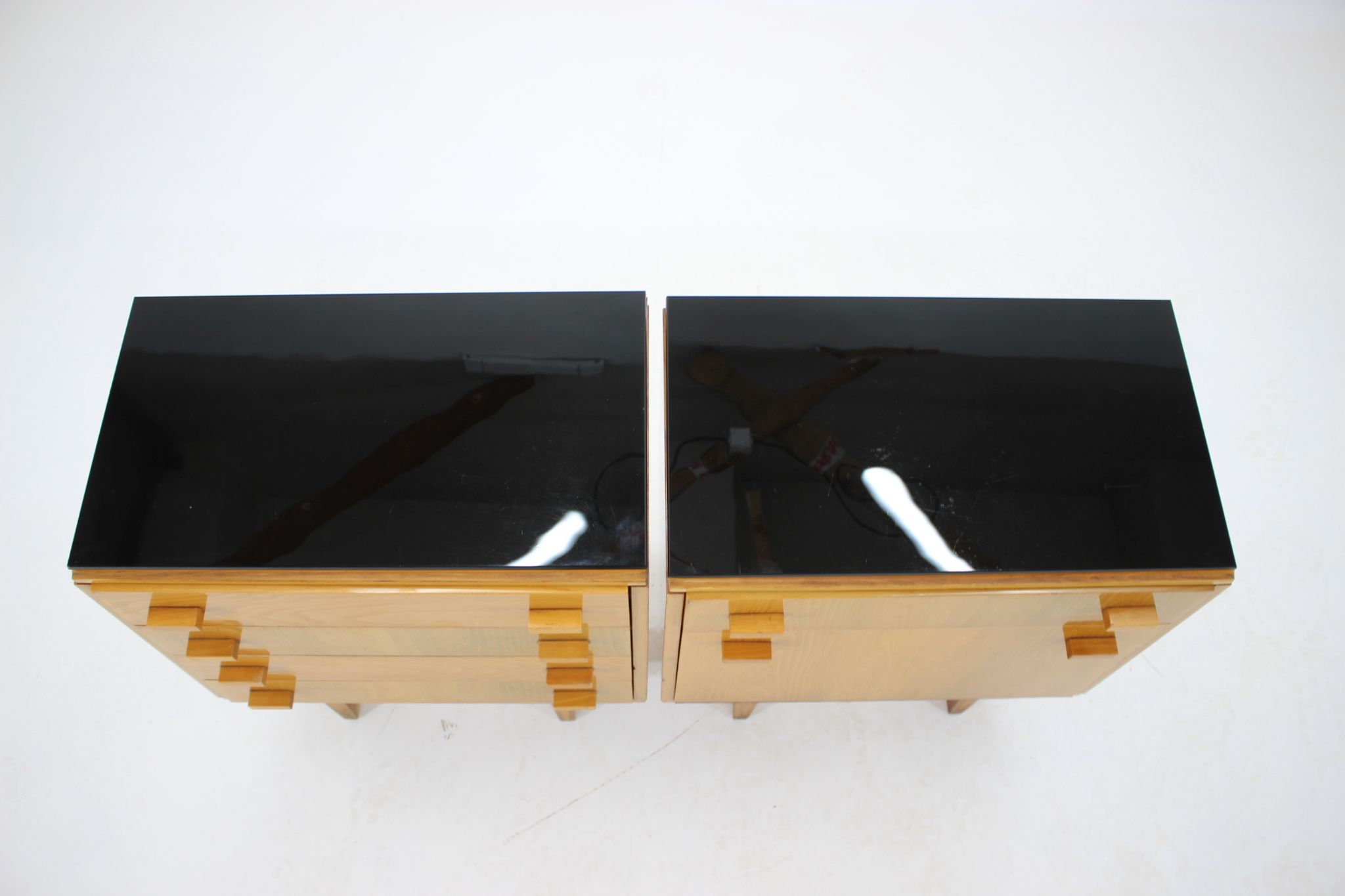 1960s Frantisek Mezulanik Pair of Chest of Drawers, Czechoslovakia