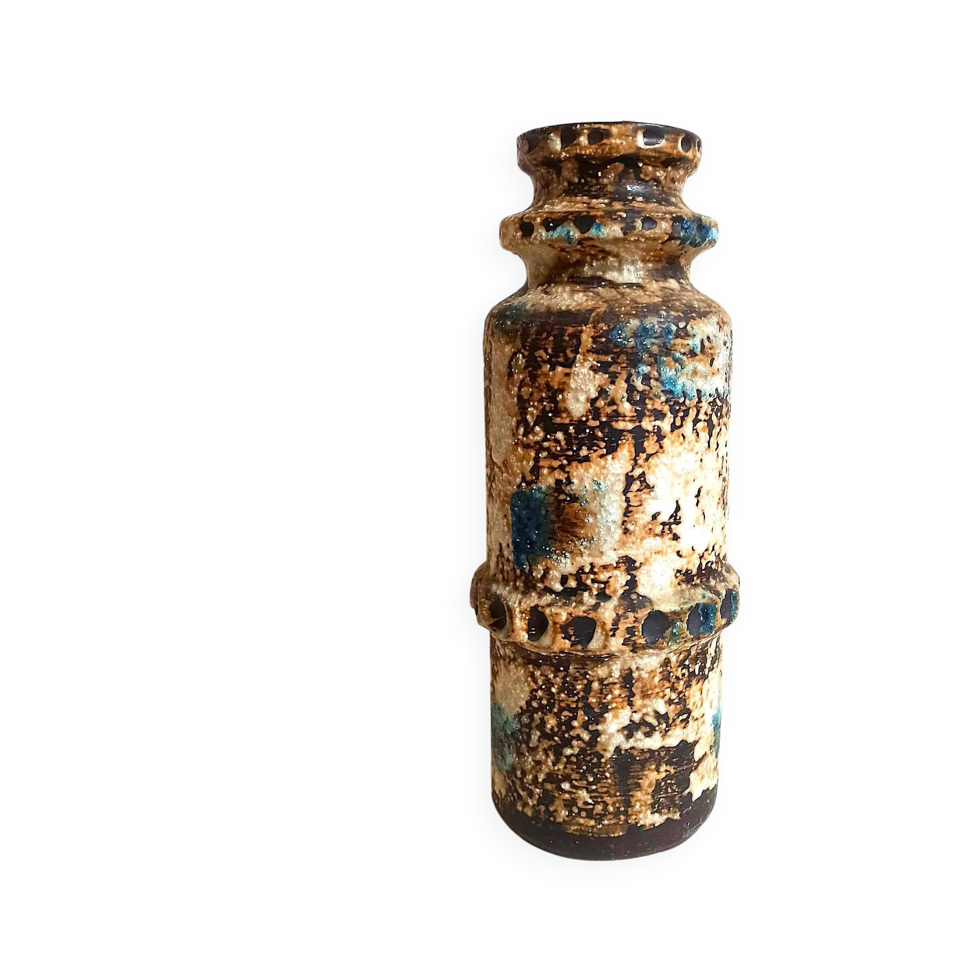 Dieter Peter terracotta vase West Germany late 1960s Height 40 cm