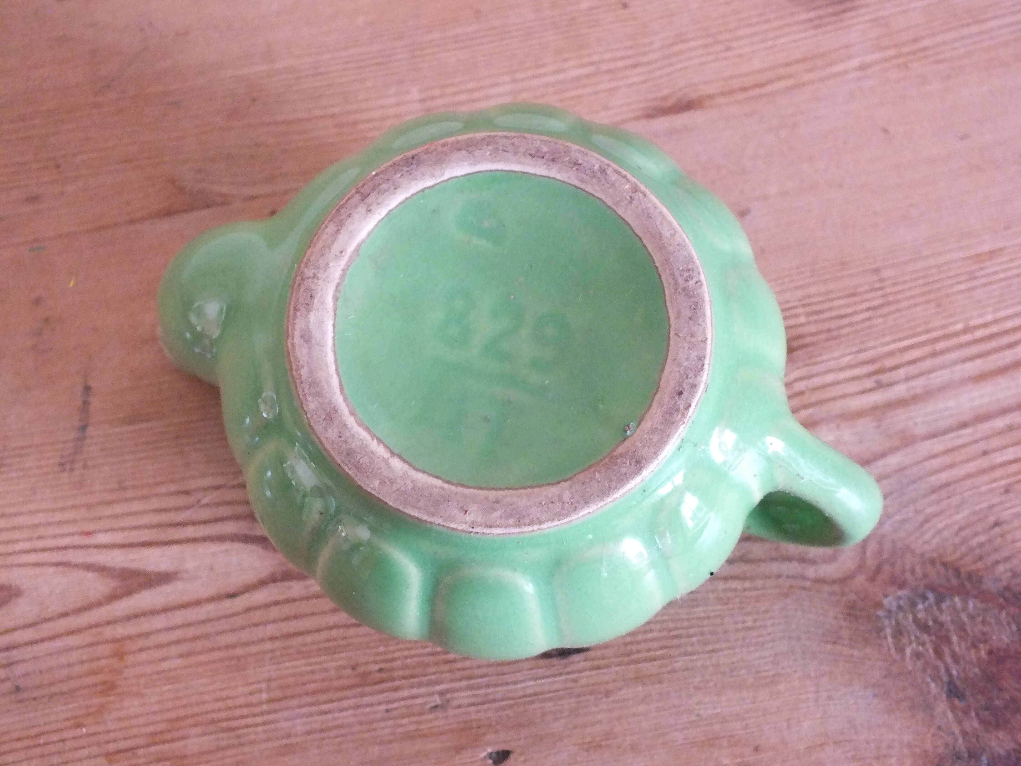 Selfish or miniature coffee maker green and yellow