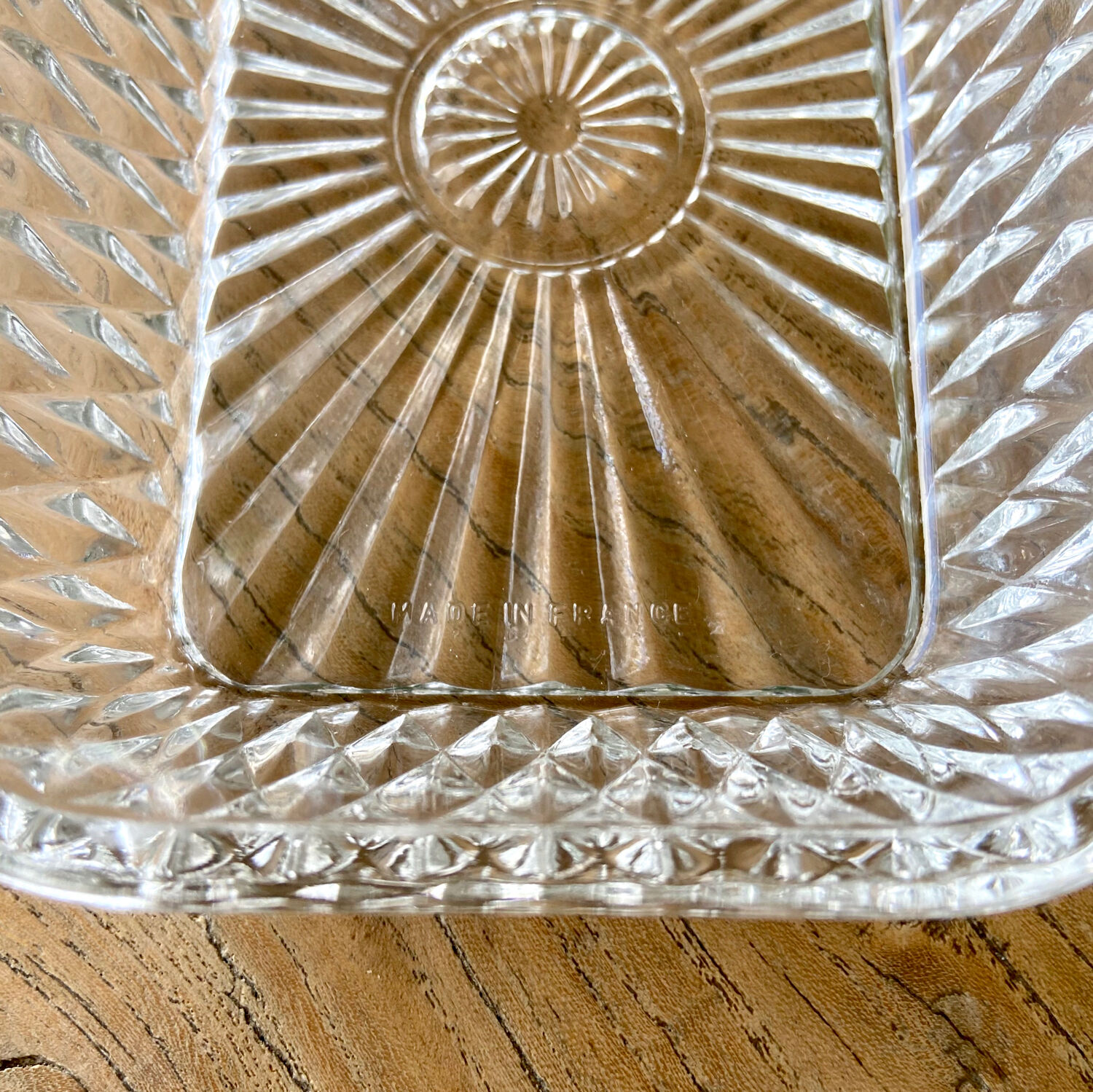 Duo of Duralex France butter dishes