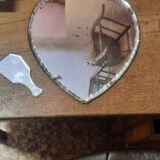 Beveled crystal mirror