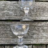 Verre à liqueur à facette Napoléon 3