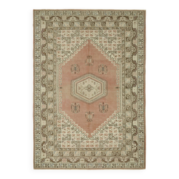 Tapis vintage anatolien turc 207 cm x 293 cm
