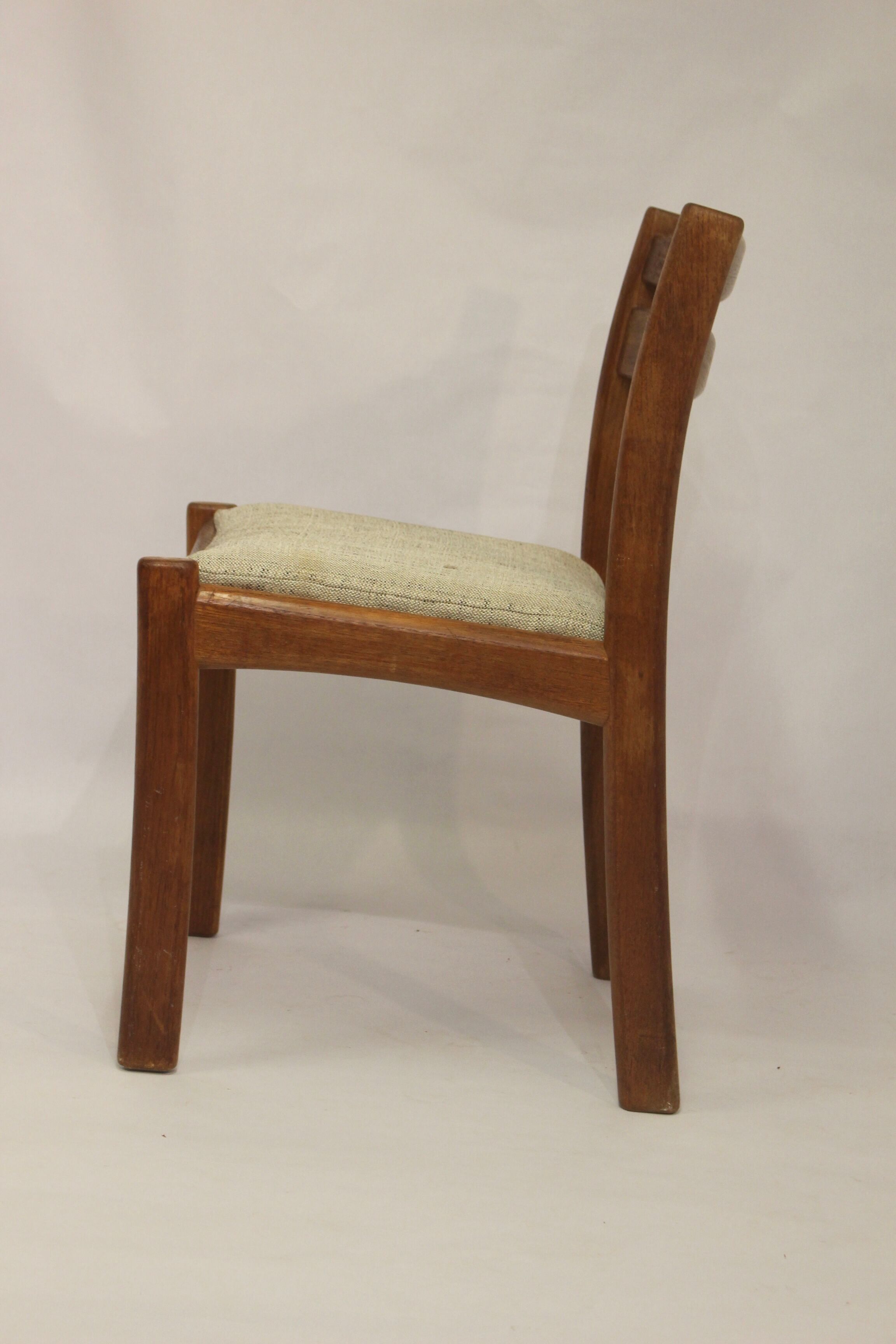 Set of 4 chairs dyrlund year 60 in teak