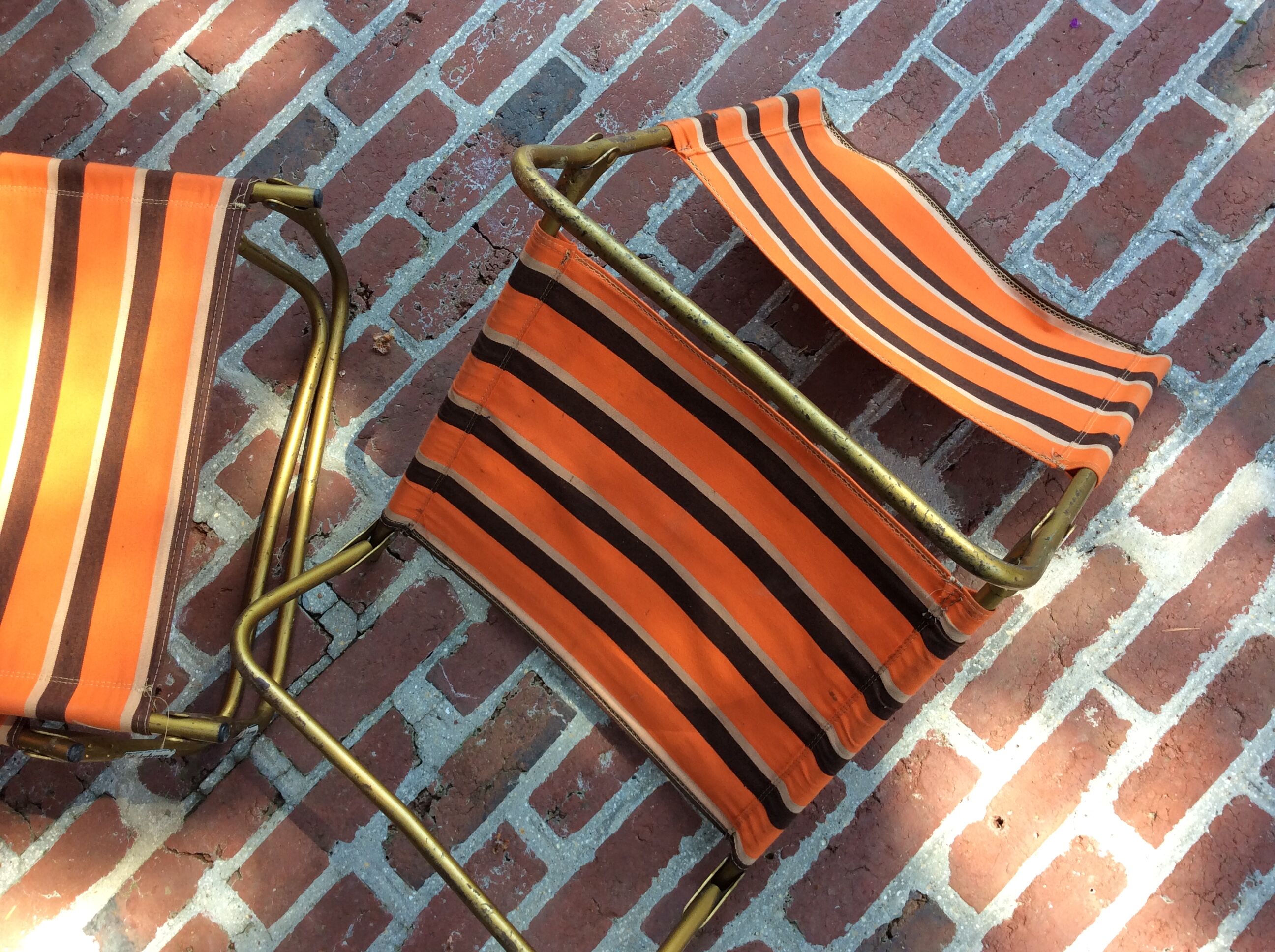 Vintage camping chairs