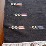 Tapis "Röllakan" Suèdois, 20 ème siécle, en laine