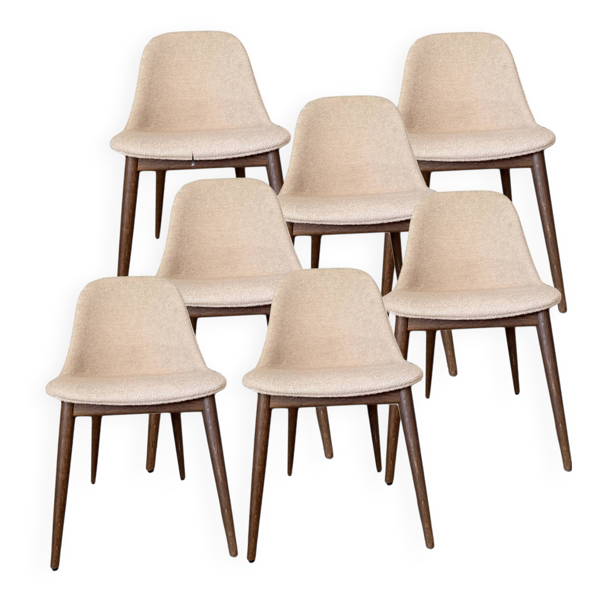 Chair Harbour Side Chair dark oak fabric