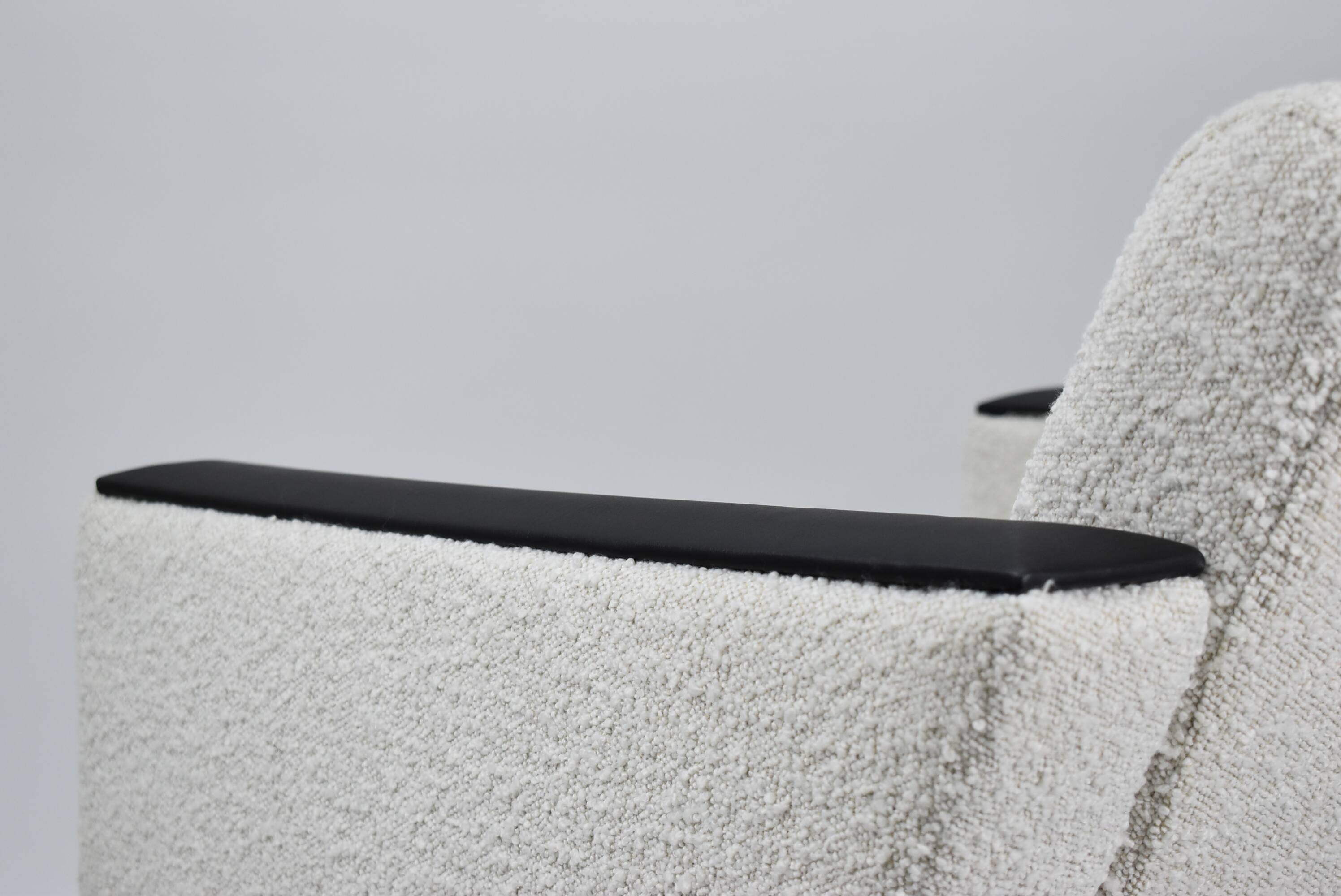 Vintage Deutsche Democratic Republic DDR, 60s, White Bouclé