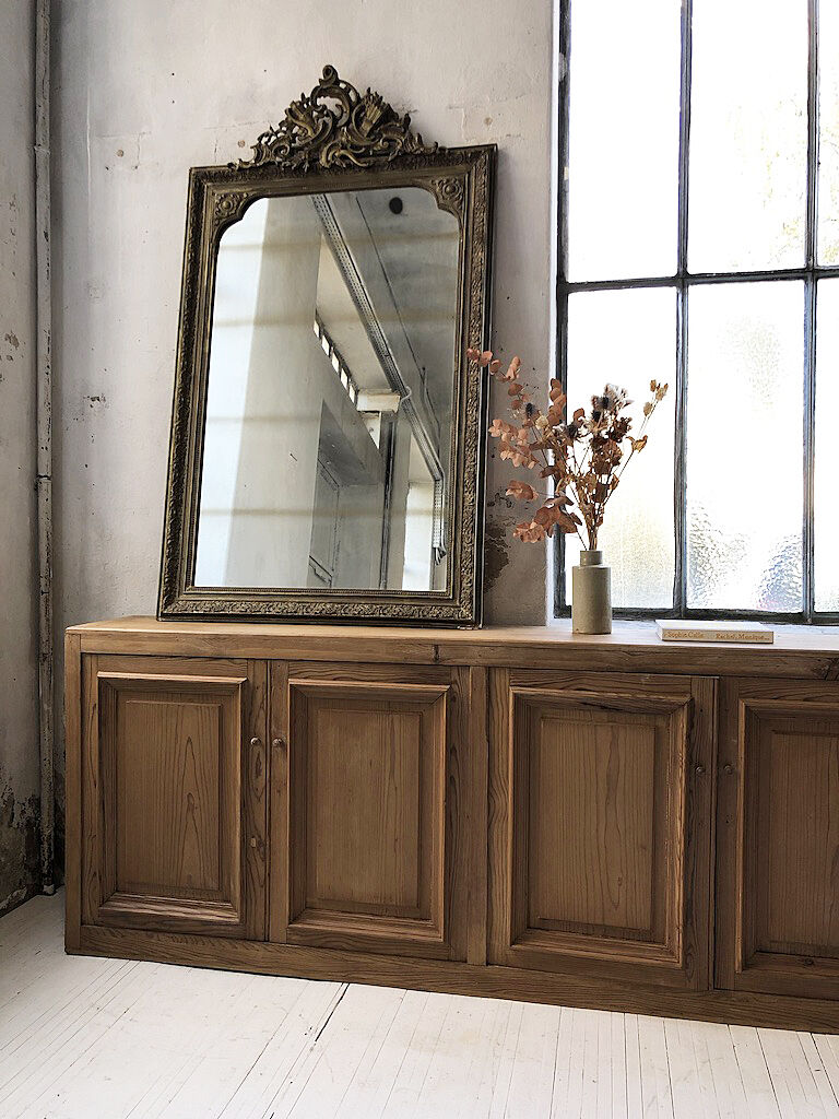 Mirror rosette Louis XVI 90x154cm