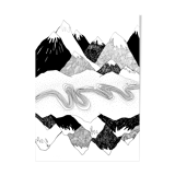 Mountain reflection