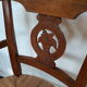Pair of armchairs paillé and wood style Directoire