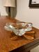 Crystal trinket tray signed Daum France