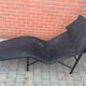 Leather lounge chair  by wrong Björklund  1980 s