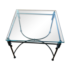 Table basse en fer forge
