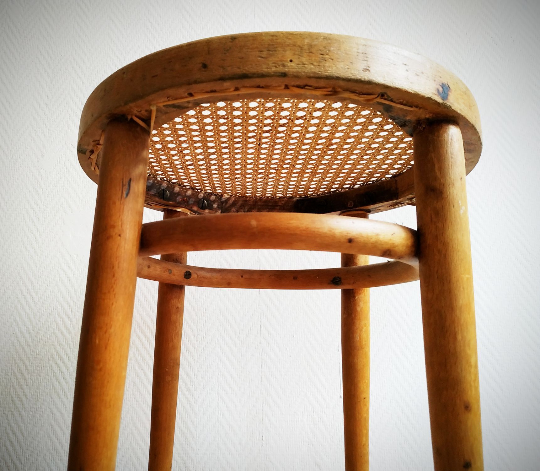 Wooden stool and canning