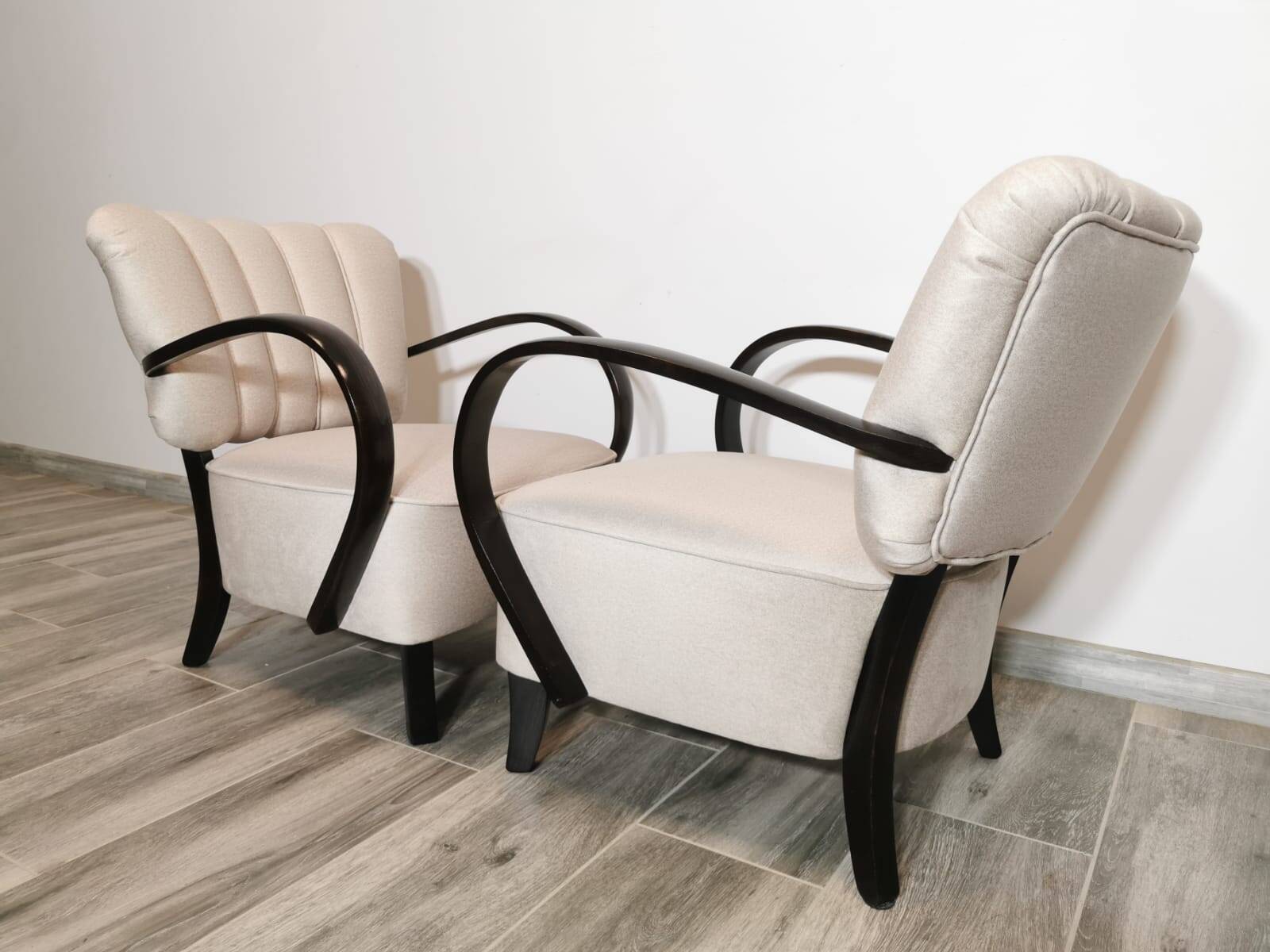 Armchairs by Jindřich Halabala, 1950s, Set of 2
