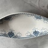 U & C Sarreguemines earthenware bowl, “Germaine” model