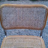 Set of 4 chairs cesca B32 Marcel Breuer Italian edition 1970