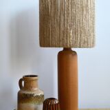 Rope and sandstone lamp
