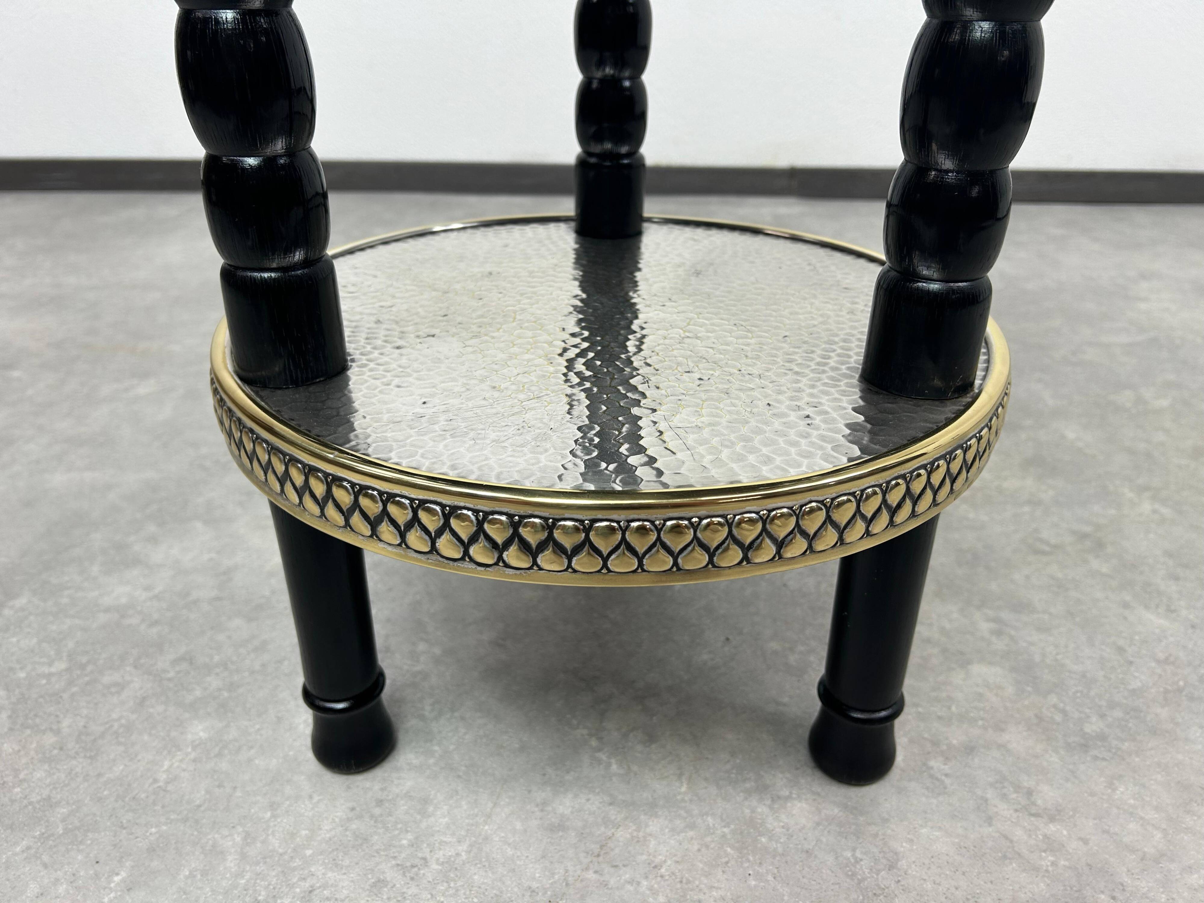 Black Art Deco side table