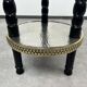 Black Art Deco side table