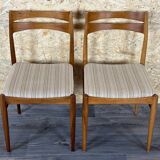 2x 60s 70s dining chair dining chair mid century Danish modern design