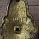 Antique French Gothic Dragon Bronze Double Piano Sconce Signed L. Pinet