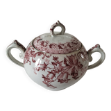 Saint-Amand & Hamage antique sugar bowl – Campanule rouge model